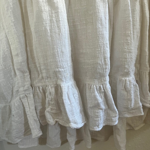 Sabo skirt white cotton dress - Picture 5 of 6